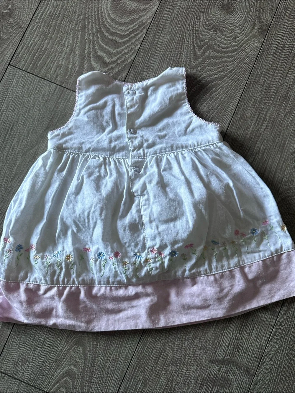 Y2K Carter's White and Pink Floral Dress Set